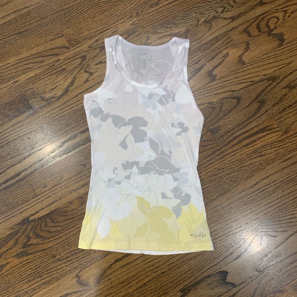 Good Condition Oakley Floral Tank Top Women’s Size XS